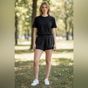 Nike Women's Black Sports Shorts